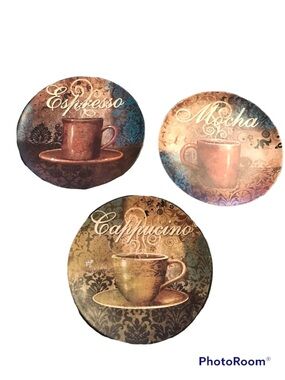 Decorative Coffee Plates